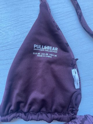 Bikini Pull&Bear estampado serpiente