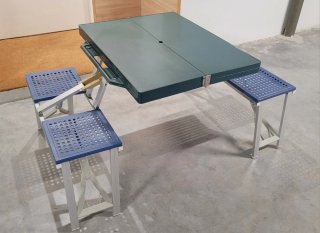 Mesa Picnic / Camping Plegable con 4 Asientos
