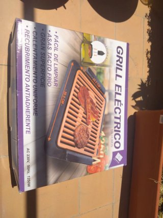 Grill Eléctrico 1250W Sin Humos