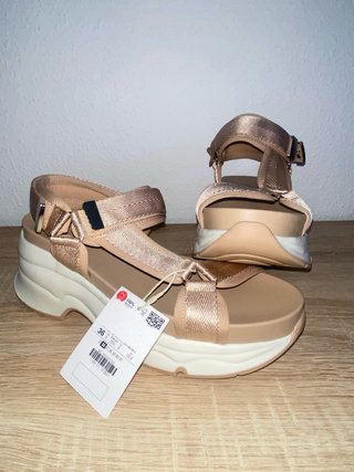Sandalias Stradivarius Beige Talla 36