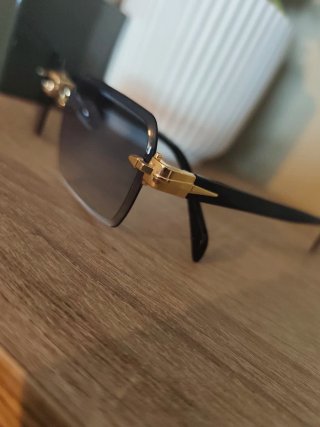 Gafas de sol retro sin montura