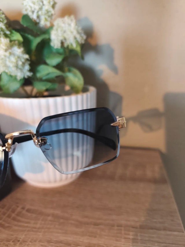 Gafas de sol retro sin montura