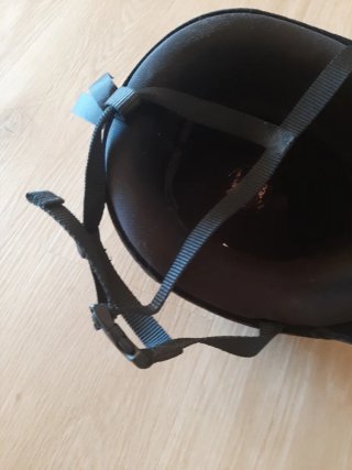 Casco de equitación negro 56cm