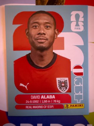 David Alaba FIFA 2026 Panini