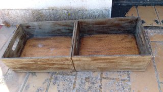 Cajones decorativos vintage madera