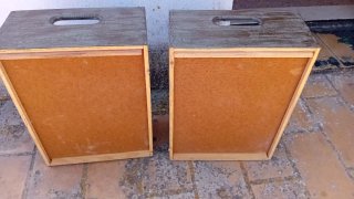 Cajones decorativos vintage madera