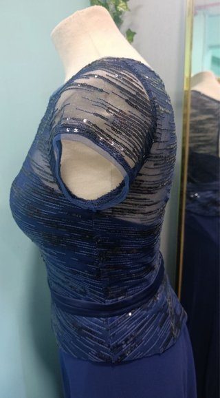 Vestido de ceremonia azul talla 38