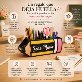 Lapicero personalizado, regalo profesor infantil