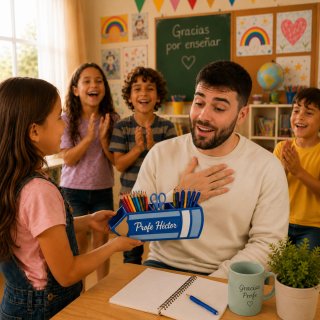 Lapicero personalizado, regalo profesor infantil