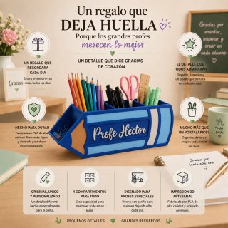 Lapicero personalizado, regalo profesor infantil