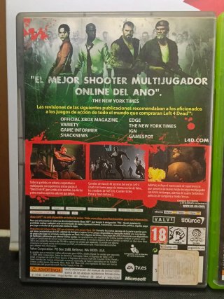 Left 4 Dead 1 y 2 Xbox 360 en español
