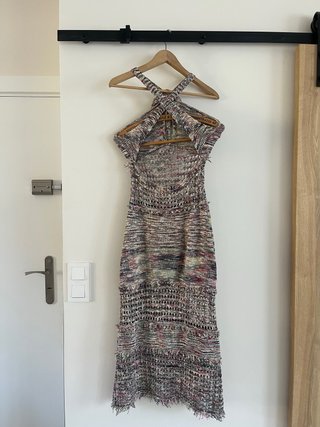 Vestido Zara Crochet colores Midi Talla S