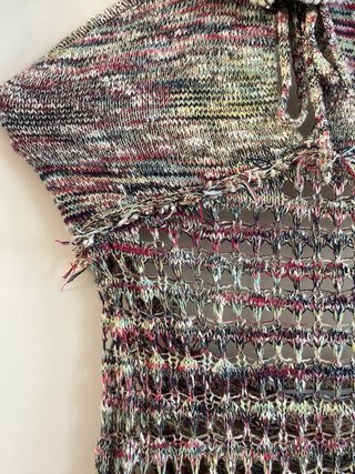Vestido Zara Crochet colores Midi Talla S
