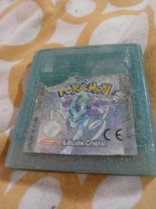 Juego Pokemon Edición Cristal Nintendo Game Boy