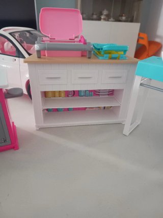 Lote Juguetes Barbie Cocina y Coche