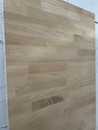 Tablero Roble Macizo Alistonado