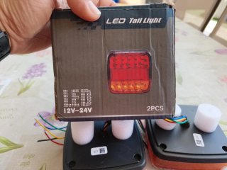 2 Pilotos LED para Remolque o caravana 12v-24v