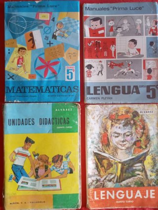 Libros de texto antiguos (1967) Quinto curso