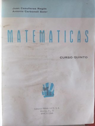 Libros de texto antiguos (1967) Quinto curso