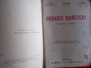 Libros de texto antiguos (1967) Quinto curso