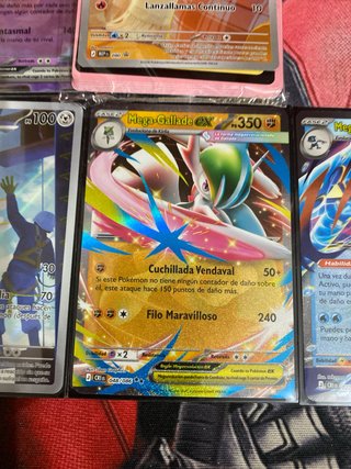 Lote Cartas Pokémon EX y Mega EX de Caos creciente