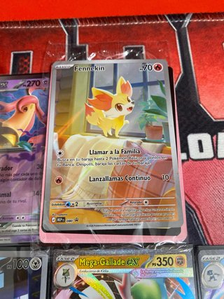Lote Cartas Pokémon EX y Mega EX de Caos creciente