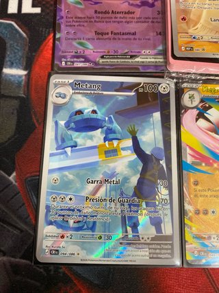 Lote Cartas Pokémon EX y Mega EX de Caos creciente