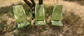 Pack 3 Sillas Playa/Jardín Plegables