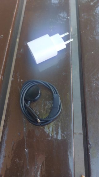 Reloj Inteligente Negro y Plateado
