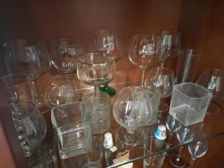 Mega Lote Cristalería y Menaje Variado, retro/bar