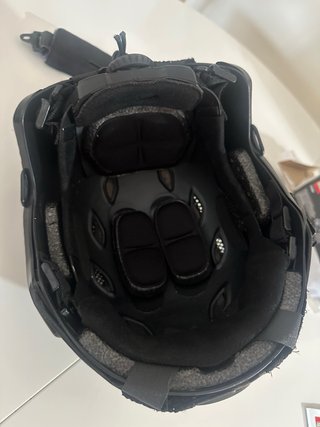 Casco Airsoft con Funda y Contrapeso