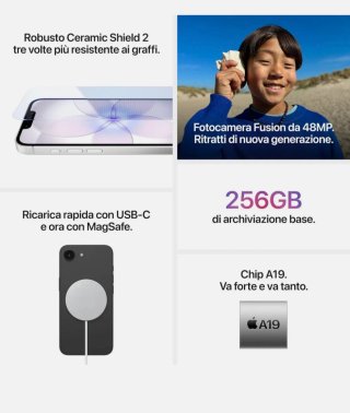 iPhone 17e 256GB - Garanzia 2 Anni