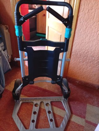 Carretilla metálica plegable