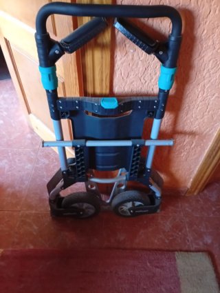 Carretilla metálica plegable