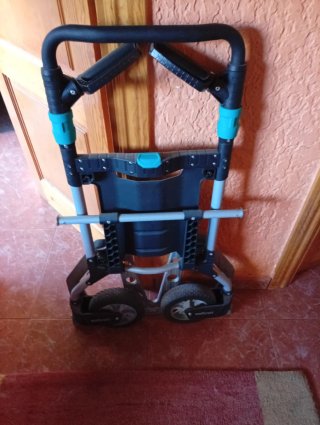 Carretilla metálica plegable