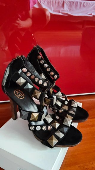 Sandali ASH Gladiator N.41 Nero/Oro
