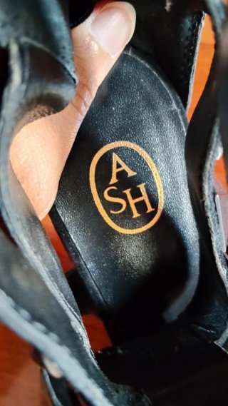 Sandali ASH Gladiator N.41 Nero/Oro