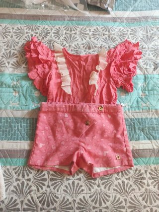 Conjunto Dolce Petit Coral Niña 3-4 Años