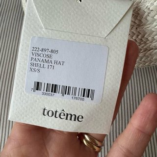 Toteme cappello estivo nuovo