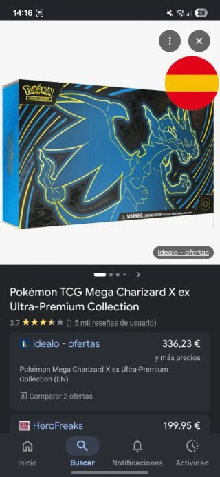 Colección Pokémon Charizard X Ultra-Premium