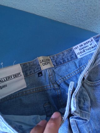 Pantalones Gallery Dept Flared Jeans Azules