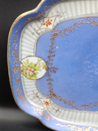 Bandeja antigua de porcelana inglesa