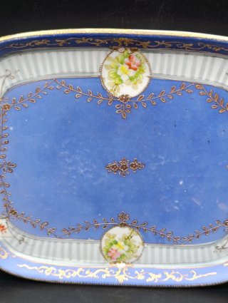 Bandeja antigua de porcelana inglesa