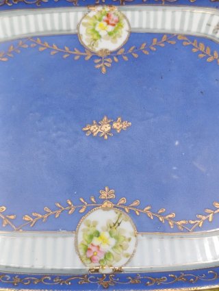Bandeja antigua de porcelana inglesa