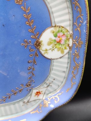 Bandeja antigua de porcelana inglesa