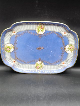 Bandeja antigua de porcelana inglesa