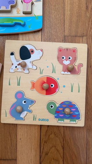 Puzzle madera animales Djeco infantil