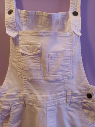 Mono vaquero blanco talla 36