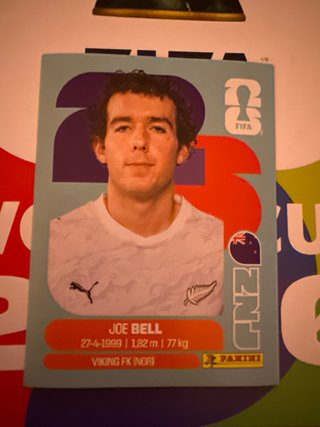 Carta Joe Bell FIFA World Cup 2026