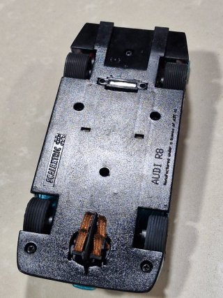 Scalextric audi R8 pintado